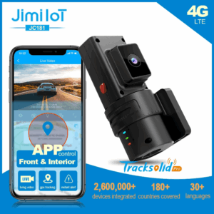 Jimi JC181 Mini 4G Dash Cam With Live Stream Front & Inside