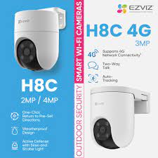 EZVIZ H8c 4G 3MP 2K Resolution Smart Home Pan&Tilt Camera Fixed Lens