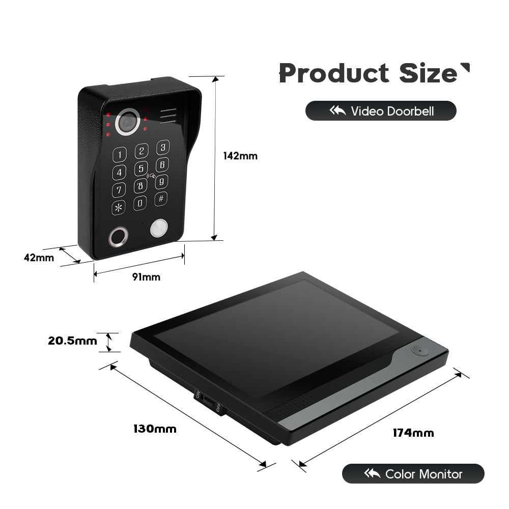 EcoDesh VI12 Video Intercom Price in bd 1